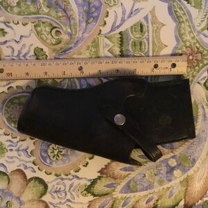 Black Leather Belt Holster